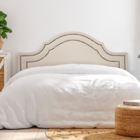 Cabeceira Casal Provençal Luxo Dupla 140x60 Courino Off White