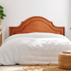 Cabeceira Casal Provençal Luxo Dupla 140x60 Veludo Terracota