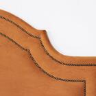 Cabeceira Casal Provençal Luxo Dupla 140x60 Veludo Terracota