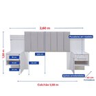Cabeceira Casal Queen 160 Cm Ripada 100% Mdf Estofada Isis Co