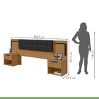 Cabeceira Casal Queen 160cm 2 Mesas De Cabeceiras Calitan Amê