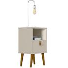 Cabeceira Casal Queen 160cm Com Mesas Laterais Brisa L06 Off