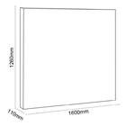 Cabeceira Casal Queen 160cm Cristal Corino Branco - Js Móveis