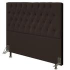 Cabeceira Casal Queen 160cm Diamante D10 Suede Marrom