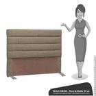 Cabeceira Casal Queen 160cm Greta Linho Areia