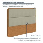 Cabeceira Casal Queen 160cm Loop 171cm X 5cm X 120cm Amêndoa