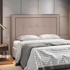 Cabeceira Casal Queen 160cm Paolla P02 Linho Bege Cru