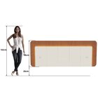 Cabeceira Casal Queen 272cm Com Led 3000k E Tomadas 100% Mdf