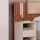 Cabeceira Casal Queen 2 Mesas De Cabeceira 31446 Dj Moveis