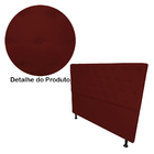 Cabeceira Casal Queen  Juliana 160cm Para Cama Box Suede Bord