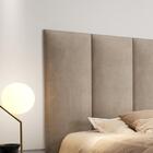 Cabeceira Casal Queen Box 1,60 Julia - Bege - Rpm Móveis