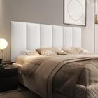 Cabeceira Casal Queen Box 1,60 Julia - Branco Corino - Rpm Mó