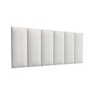 Cabeceira Casal Queen Box 1,60 Julia - Branco Corino - Rpm Mó