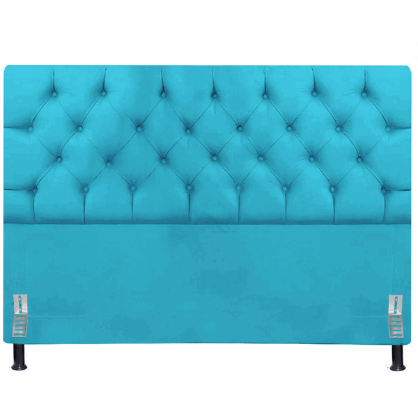 Cabeceira Casal Queen Box  Estofada Capitone 160cm Cristal Su