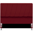 Cabeceira Casal Queen Box Estofada 160 Cm Iza Suede Marsala