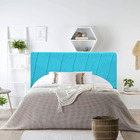 Cabeceira Casal Queen Box Estofada 160 Cm Iza Suede Turquesa