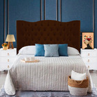 Cabeceira Casal Queen Box Estofada Capitone 160cm Dunas Suede