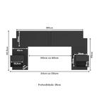 Cabeceira Casal/queen C/2 Mesas Cabeceira Multimóveis Mp4317