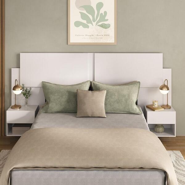 Cabeceira Casal/queen C/2 Mesas Cabeceira Multimóveis Mp4317