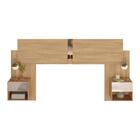 Cabeceira Casal/queen C/espelho E 2 Mesas Multimóveis Mp4324