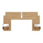 Cabeceira Casal/queen C/espelho E 2 Mesas Multimóveis Mp4326