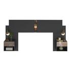 Cabeceira Casal/queen C/espelho E 2 Mesas Multimóveis Mp4326