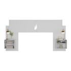 Cabeceira Casal/queen C/espelho E 2 Mesas Multimóveis Mp4326