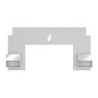 Cabeceira Casal/queen C/espelho E 2 Mesas Multimóveis Mp4326