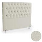 Cabeceira Casal Queen Cama Box 160cm Cristal C16 Boucle Bege