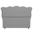 Cabeceira Casal Queen Cama Box 160cm Oregon Z04 Linho Cinza -