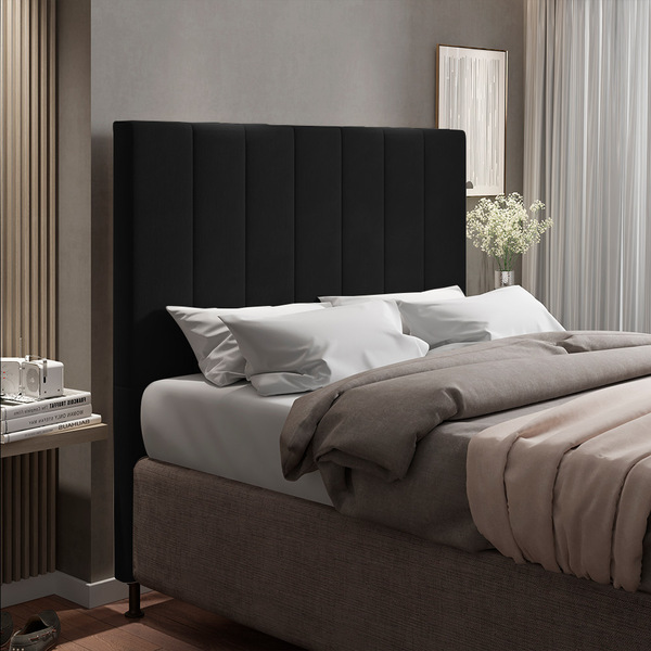 Cabeceira Casal Queen Cama Box 160cm Para Quarto  Malibu Sued