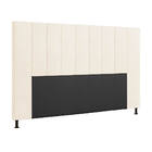 Cabeceira Casal Queen Cama Box 160cm Para Quarto Malibu Suede