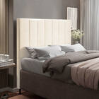 Cabeceira Casal Queen Cama Box 160cm Para Quarto Malibu Suede