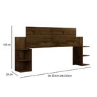 Cabeceira Casal/queen Com 2 Mesas De Cabeceira Anna Kaiki Móv