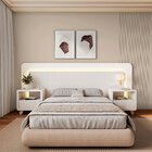 Cabeceira Casal Queen Com 2 Mesas De Cabeceira Led 3000k E To