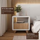 Cabeceira Casal Queen Com 2 Mesas De Cabeceira Led 3000k E To