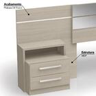 Cabeceira Casal/queen Espelho E 2 Mesa De Cabeceiras Kappesb