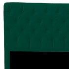 Cabeceira Casal Queen Estofada Para Cama Box Glass Veludo Ver