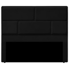 Cabeceira Casal Queen Estofada Para Cama Box Jade Veludo Preto