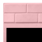 Cabeceira Casal Queen Estofada Para Cama Box Jade Veludo Rosa