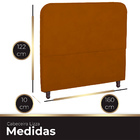 Cabeceira Casal Queen Estofada Para Cama Box Lizza Veludo Ter