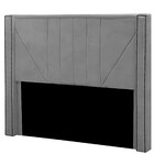 Cabeceira Casal Queen Estofada Para Cama Box Toronto Veludo C