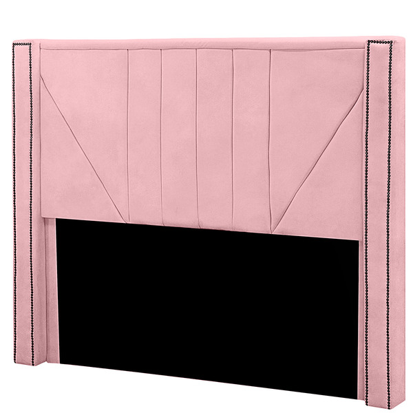 Cabeceira Casal Queen Estofada Para Cama Box Toronto Veludo R