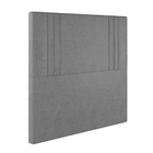 Cabeceira Casal Queen Londres Em Linho Com Sapata Cor Cinza S