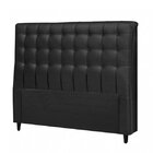 Cabeceira Casal Queen Size Dama  Preto