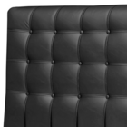 Cabeceira Casal Queen Size Dama  Preto