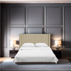 Cabeceira Casal Queen Size Estofada Para Cama Box Alicia Velu