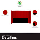 Cabeceira Casal Queen Size Estofada Para Cama Box Alicia Velu