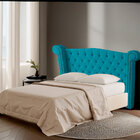 Cabeceira Casal Queen Size Estofada Para Cama Box Ayla Veludo