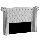 Cabeceira Casal Queen Size Estofada Para Cama Box Ayla Veludo